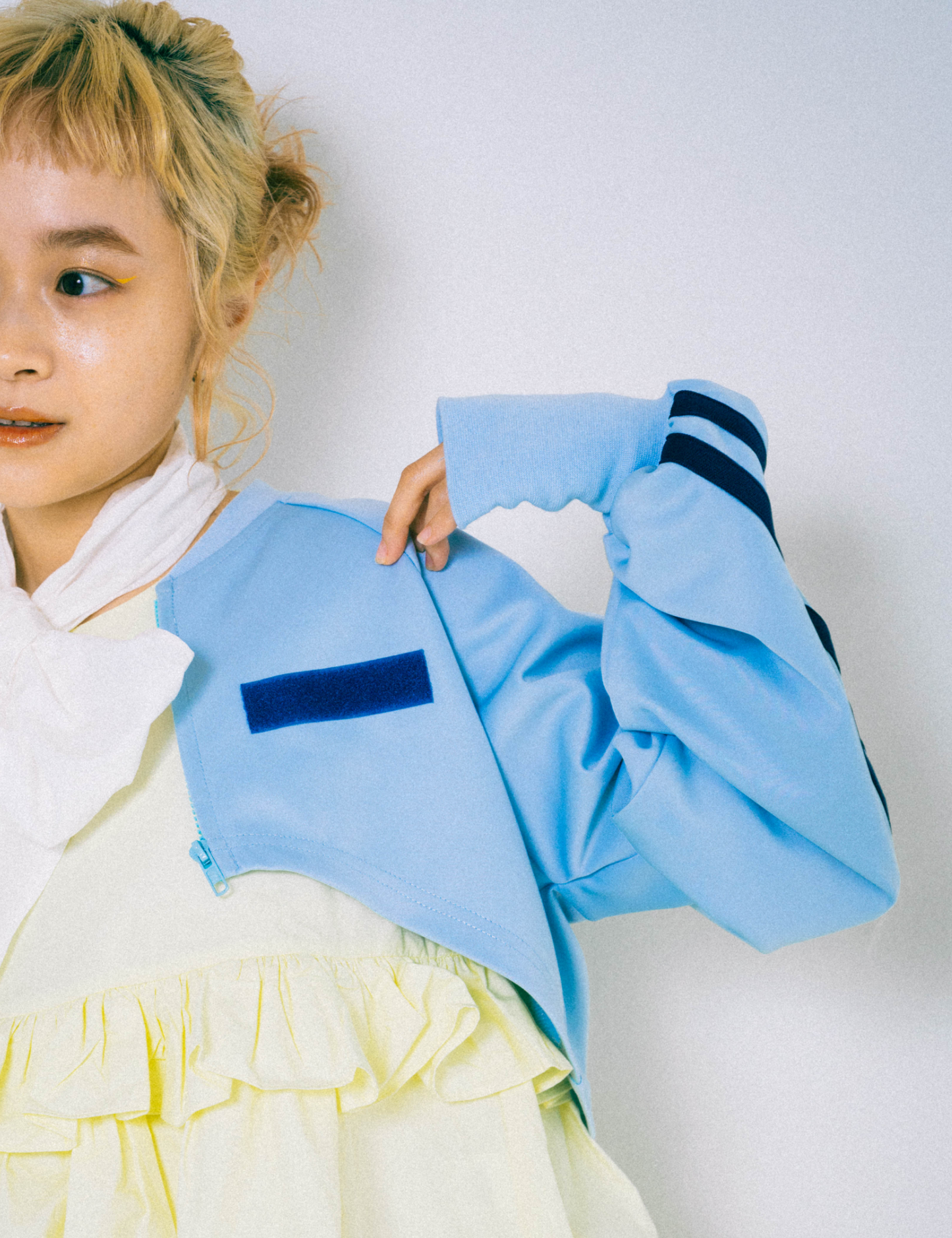 cropped track jacket produce by nagisa