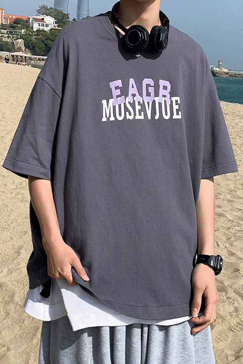 レイヤードロゴプリントTシャツ SPA09276