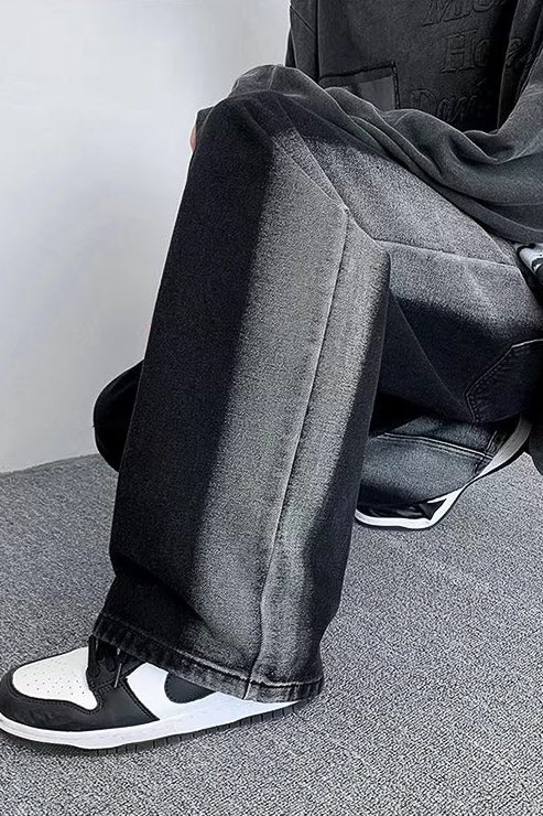 カジュアルワイドレッグデニム SPA09043