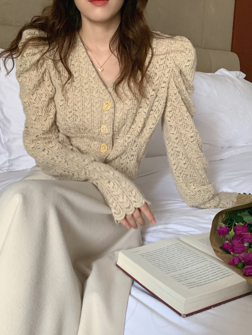 パフスリーブレーストップス CPA42166