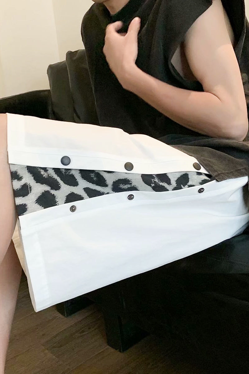 ハイストリートレオパードラインドパンツ SPA09190