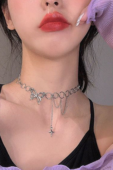 バタフライチェーンネックレス DPB71215