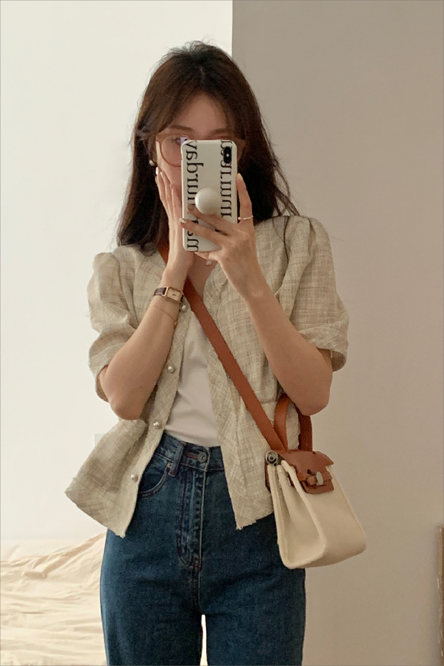 パールツイードサマージャケット CPA42169