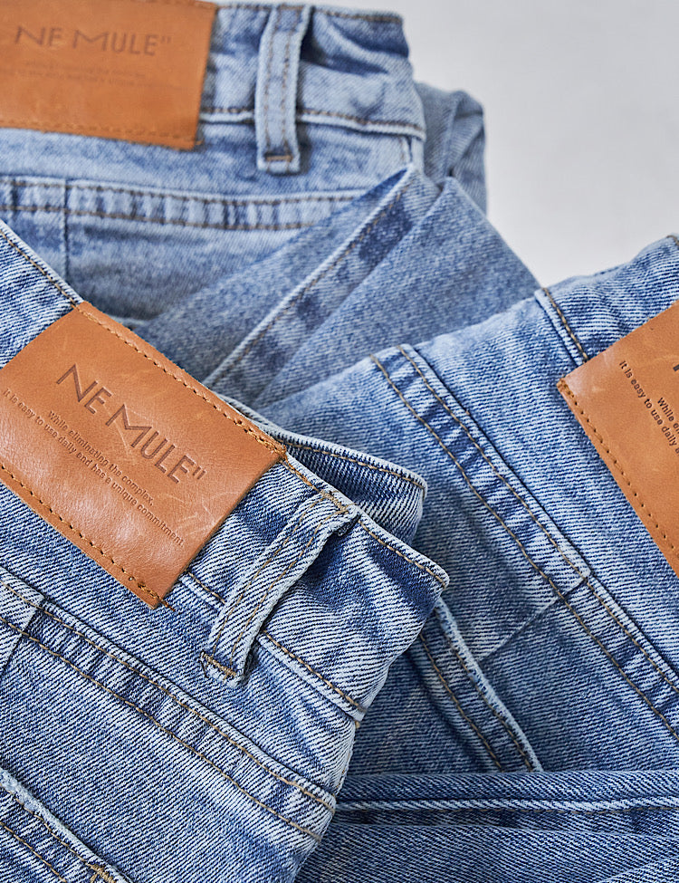 NE MULE" stretch denim 〜お悩み解消デニム〜