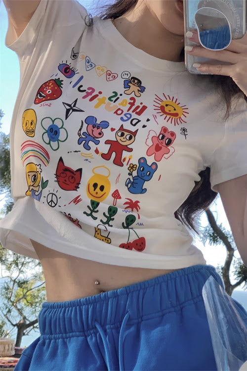 コラージュキャラTシャツ DPB71165