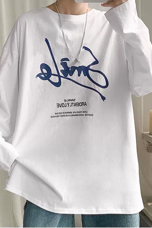 ストリートスタイルカジュアルロゴTシャツ SPA09117