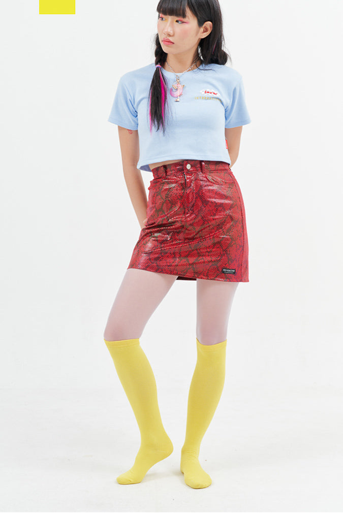 スモールチェッククロップTシャツ DBA01206