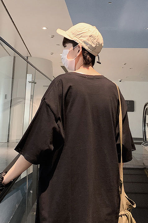 コントラストフェイスTシャツ SPA09064