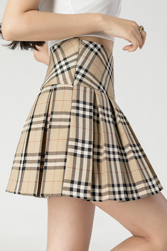 クラシックチェックプリーツスカート DPB71160