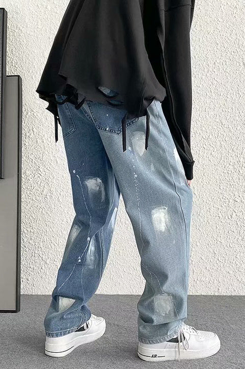 ペイントスタイルワイドデニム SPA09243