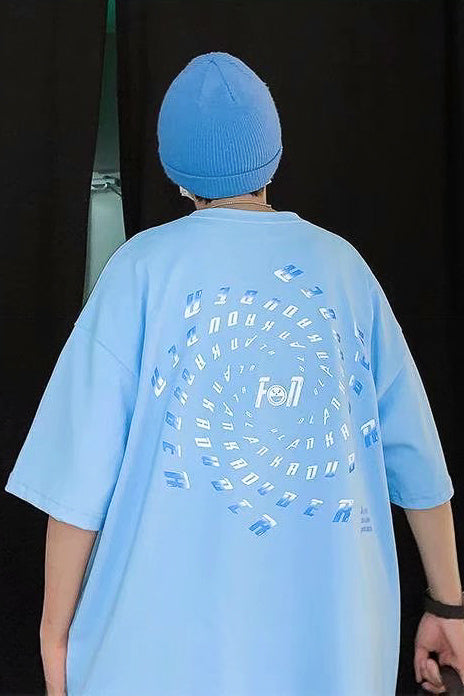 スパイラルプリントTシャツ SPA09133