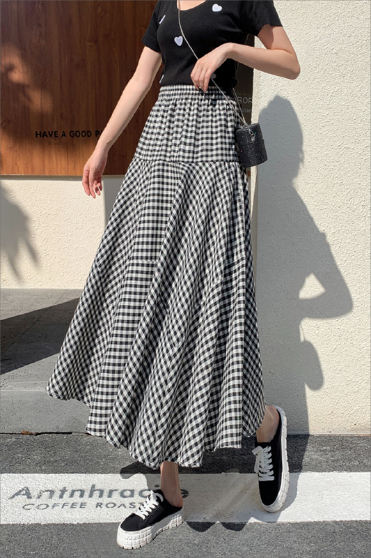 ギンガムチェックスカート CPA42053