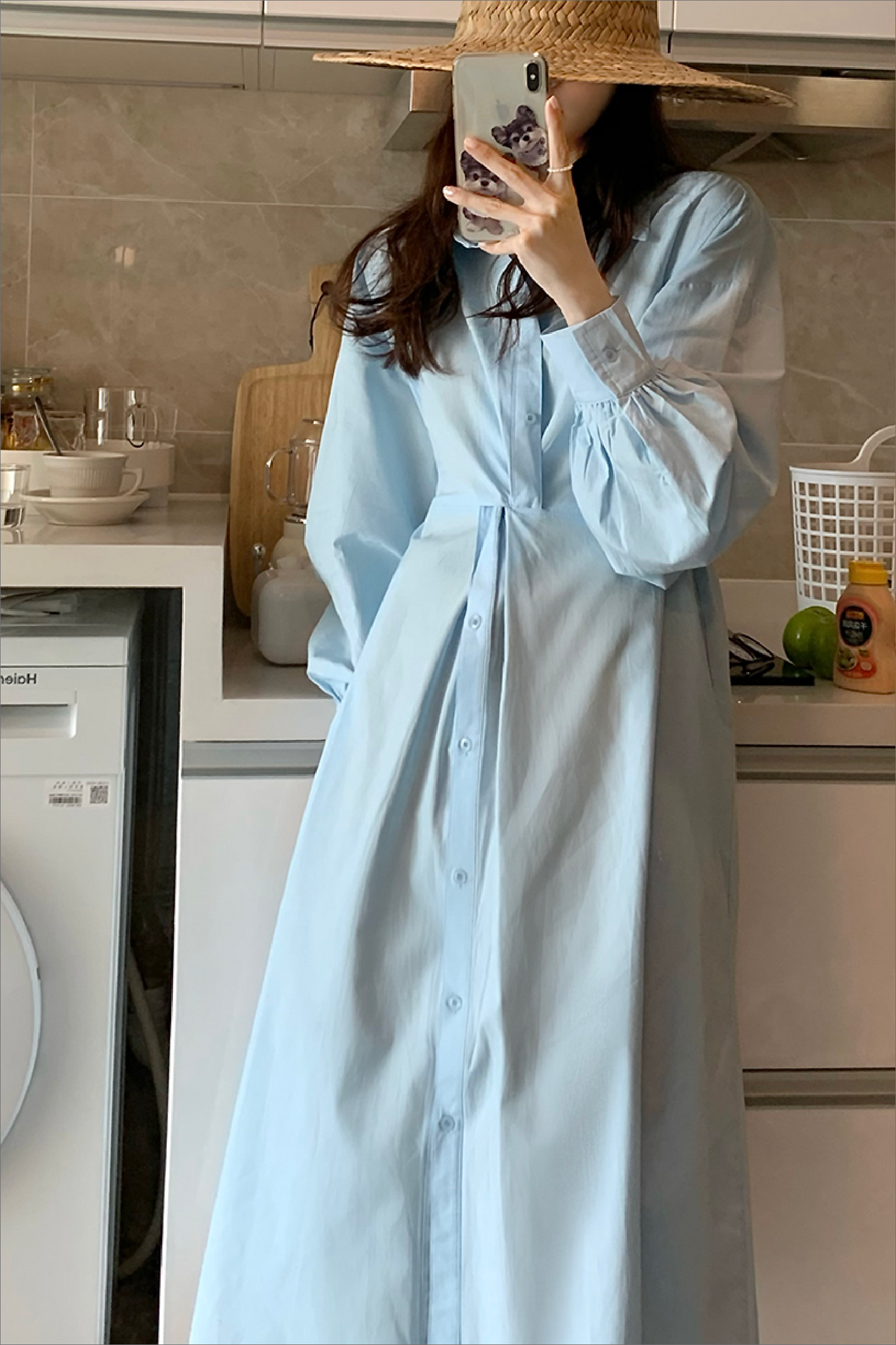 2wayロングシャツワンピース CPA42004