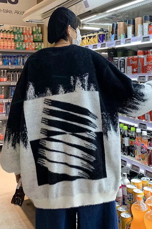 コントラストカラーセーター SPA09061