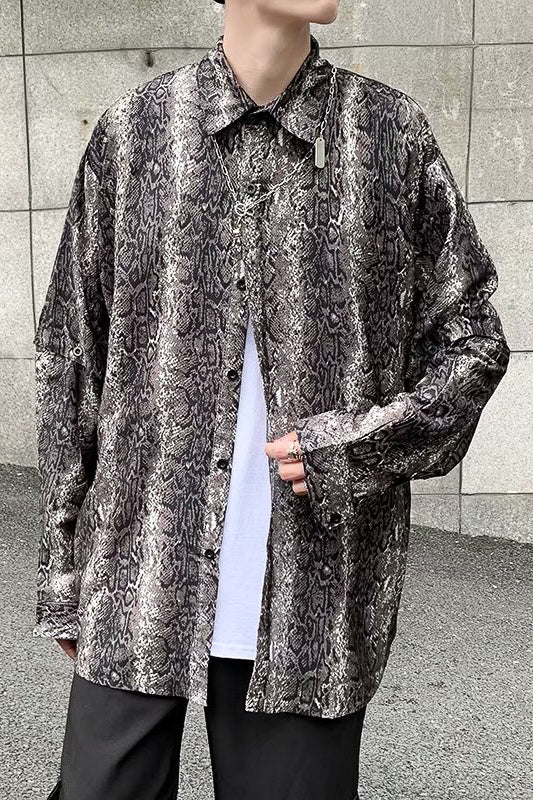 スネークプリントシャツ SPA09132