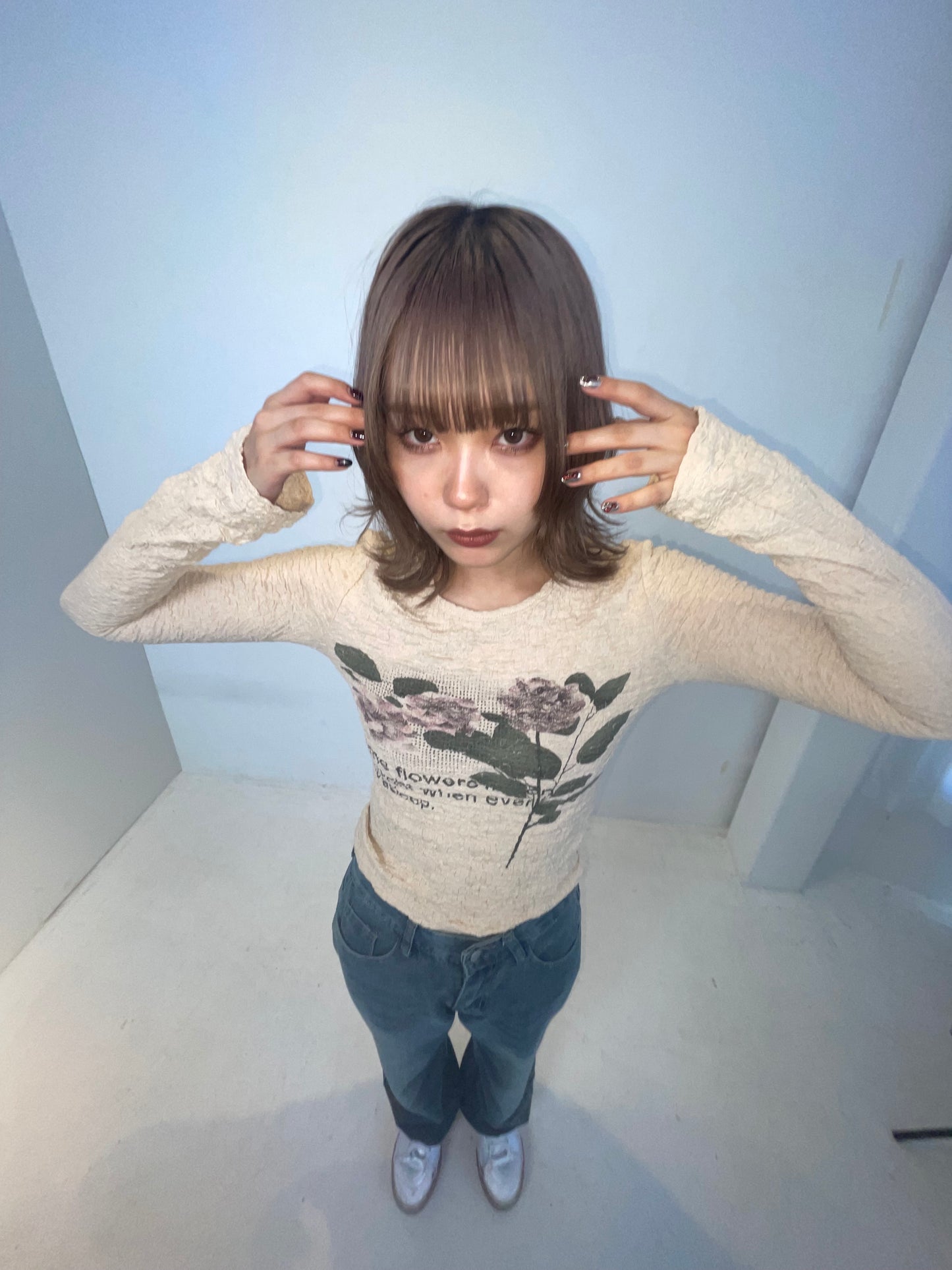 クレープフィットスリーブトップス DPA20273