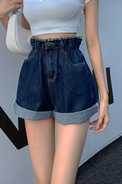 ハイウエストチェーンショートパンツ DPB71152