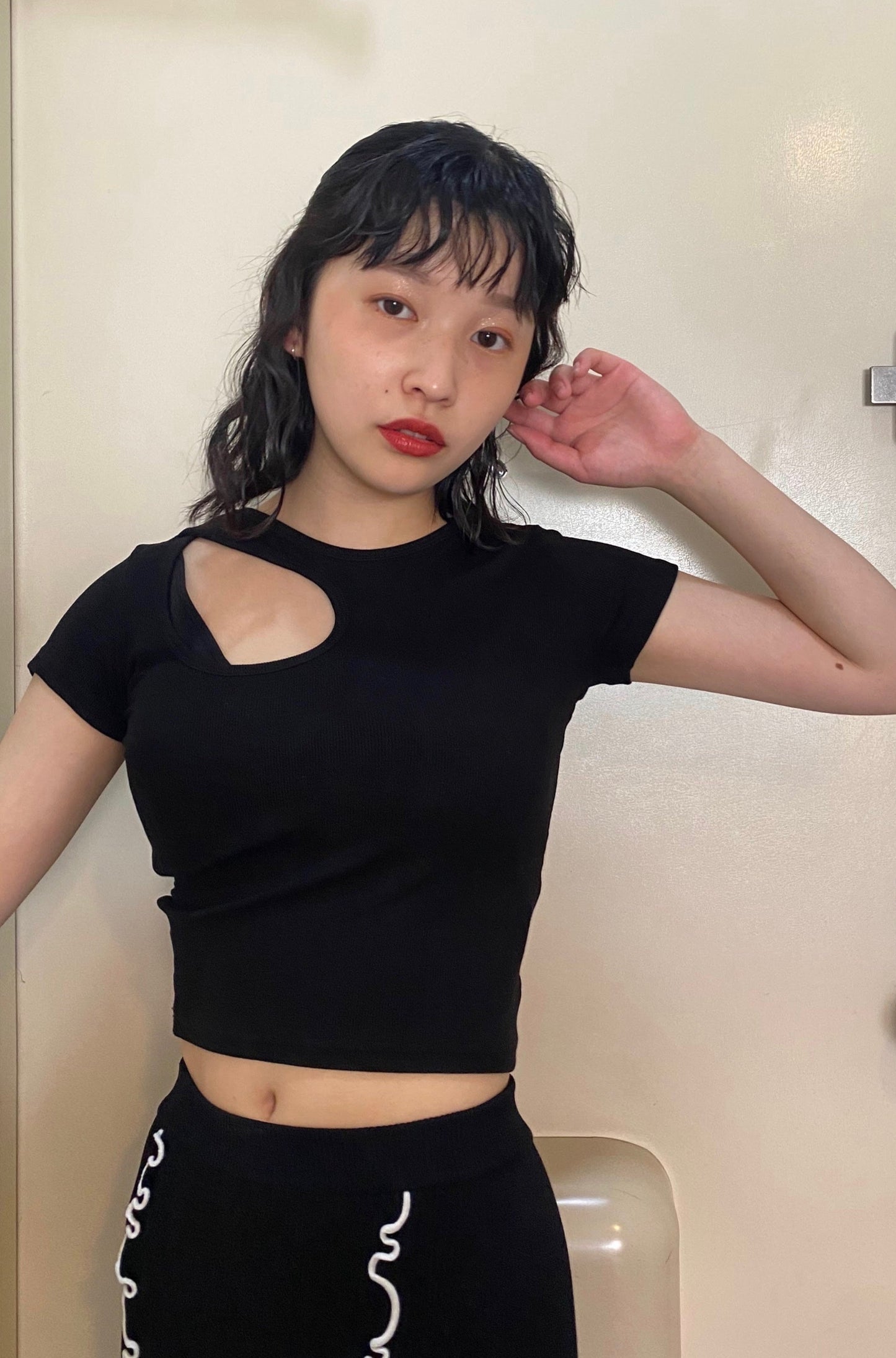 フロントカットアウトTシャツ CPA01020