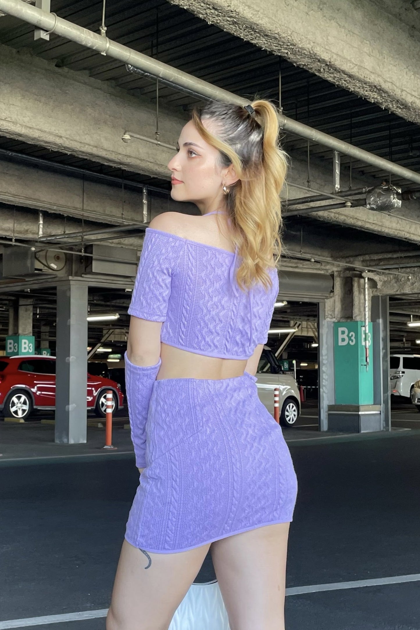 アームスリーブニットセットアップ DPA36030