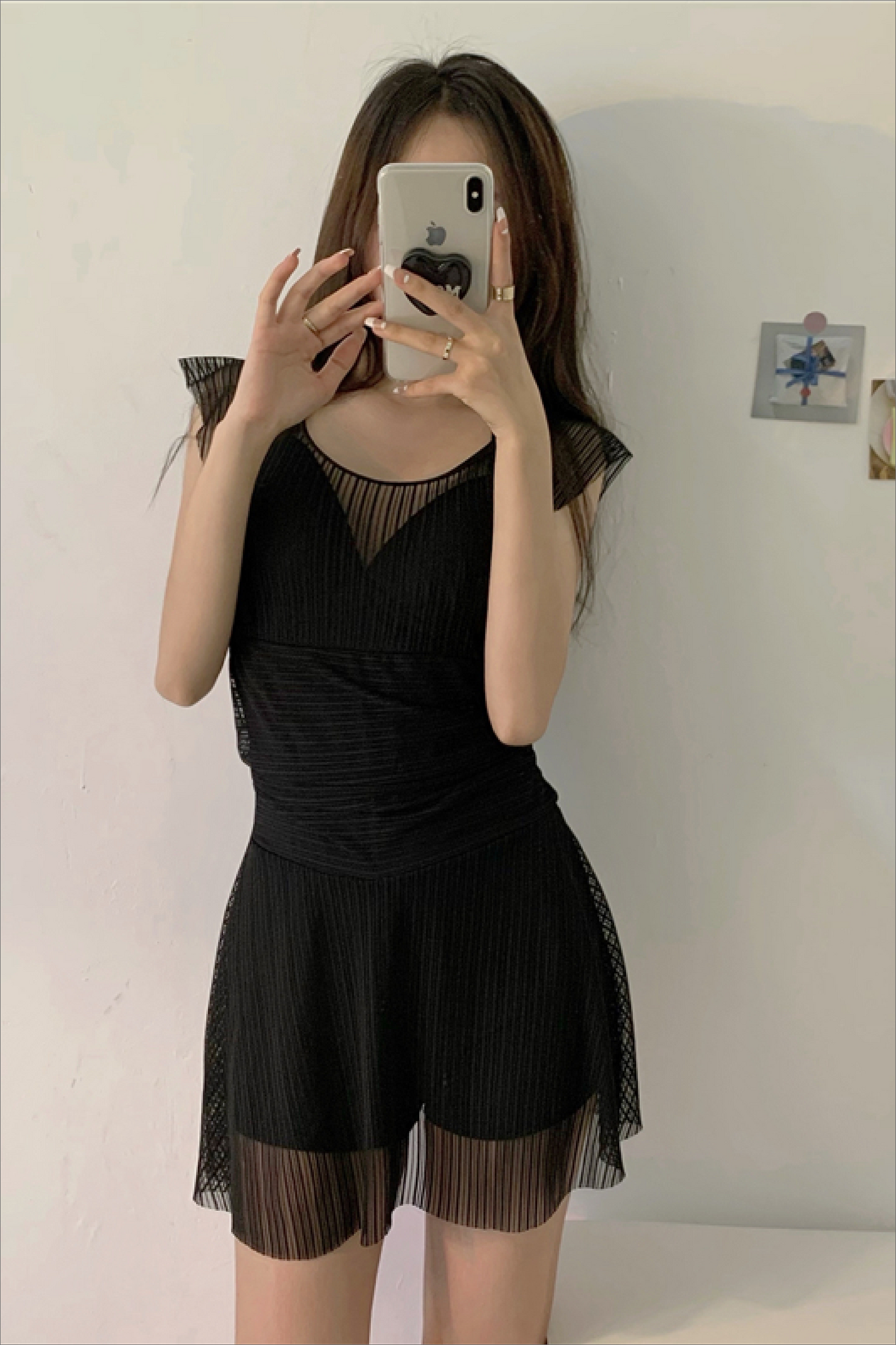 ブラックレースワンピース DAA03920