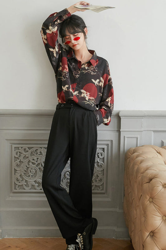 ジャパニーズパターンルーズシャツ DPB71004