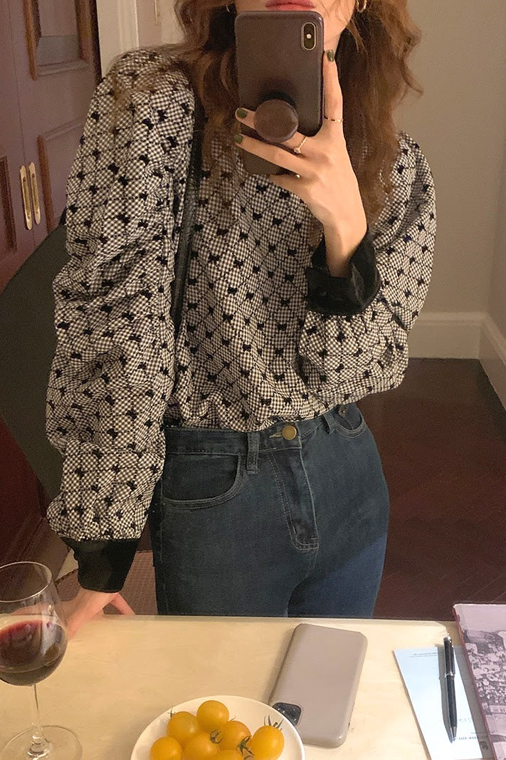 クラシカルパフスリーブトップス CPA42055