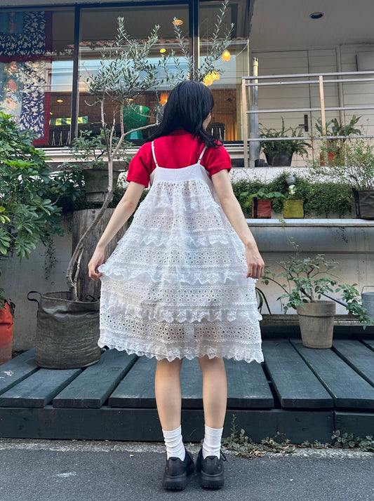 カジュアルレースキャミワンピース DPA43209