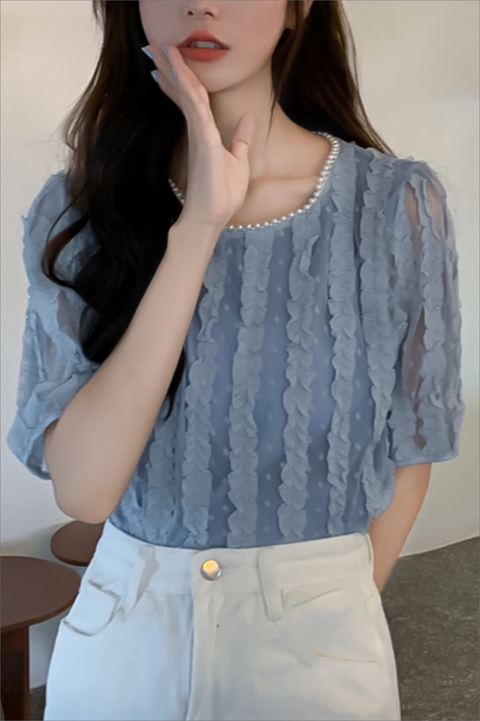 フリルシアーブラウス CPA42189