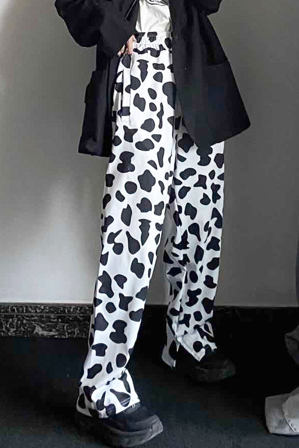 カウ柄ワイドパンツ DAA01839