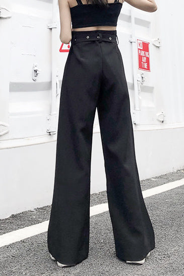 ハイウエストベルトワイドパンツ DAA01840