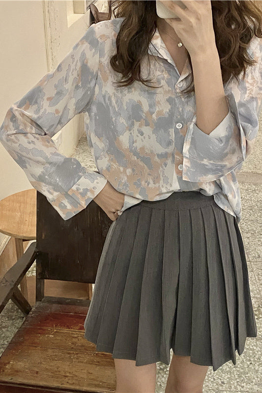 ペイントタイダイフレンチシャツ DAA02301