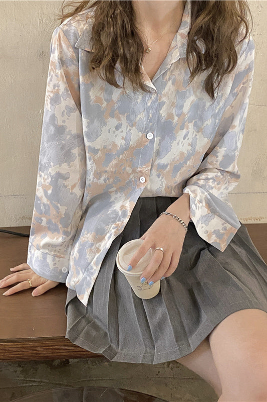 ペイントタイダイフレンチシャツ DAA02301