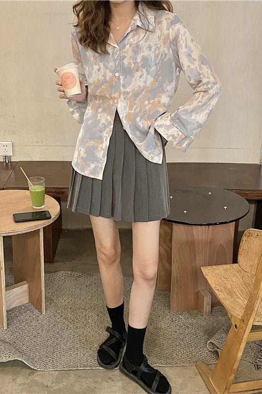 ペイントタイダイフレンチシャツ DAA02301