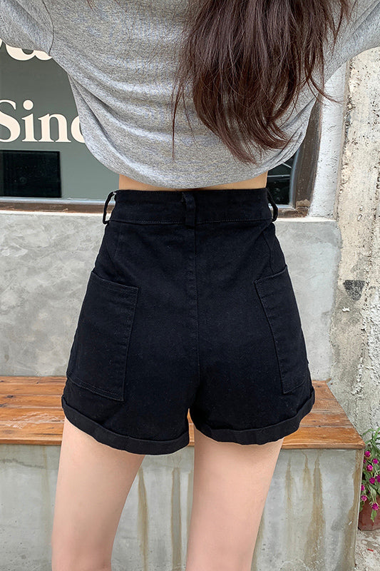 スタッズデニムショートパンツ DAA02992