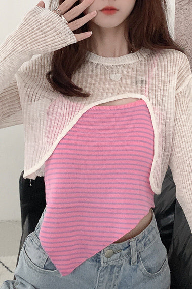 アシメマイクロミニシースルートップス DPB71157