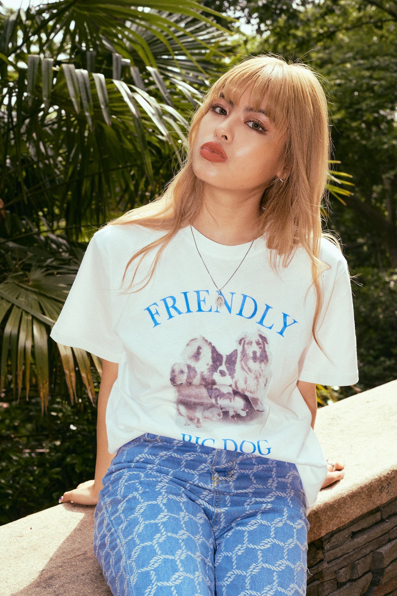 DOGプリントTシャツ DAA02248