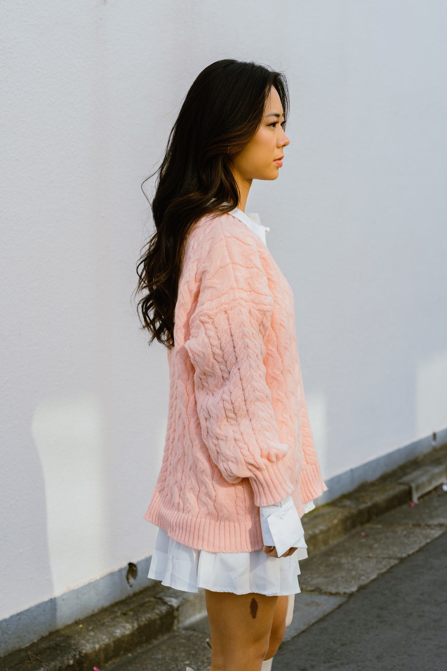 ピンクニットセーター DPA94072