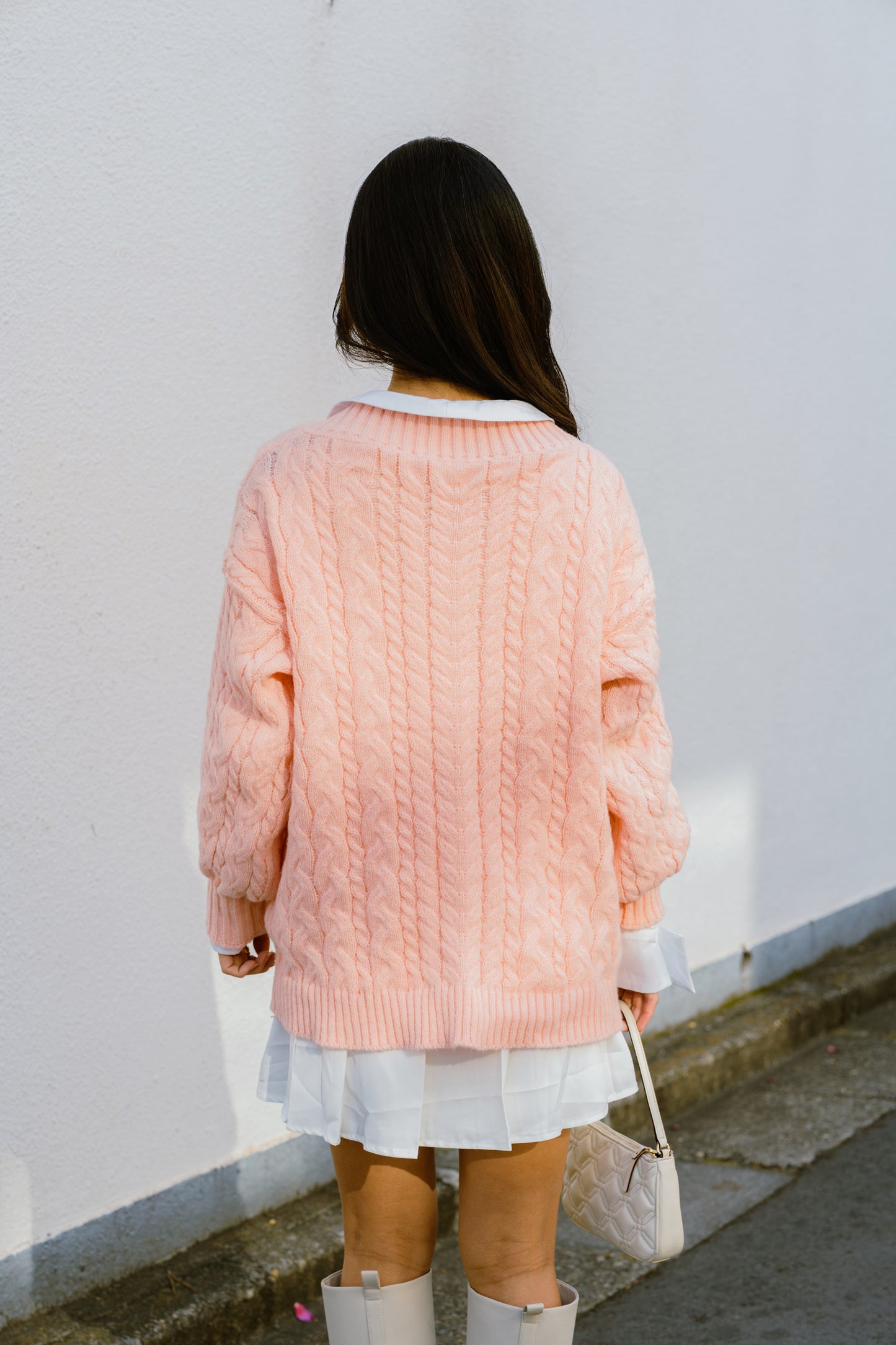 ピンクニットセーター DPA94072