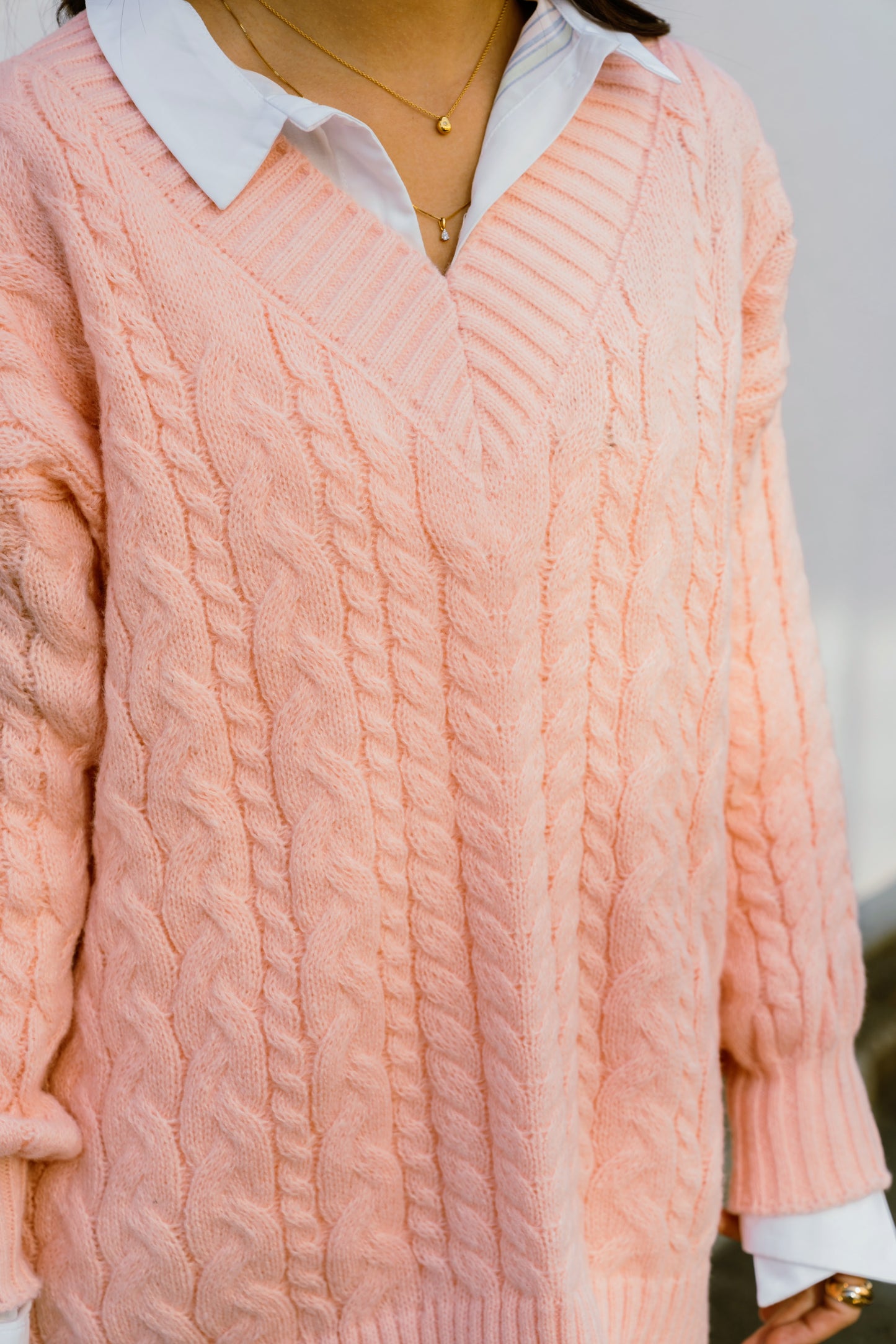 ピンクニットセーター DPA94072