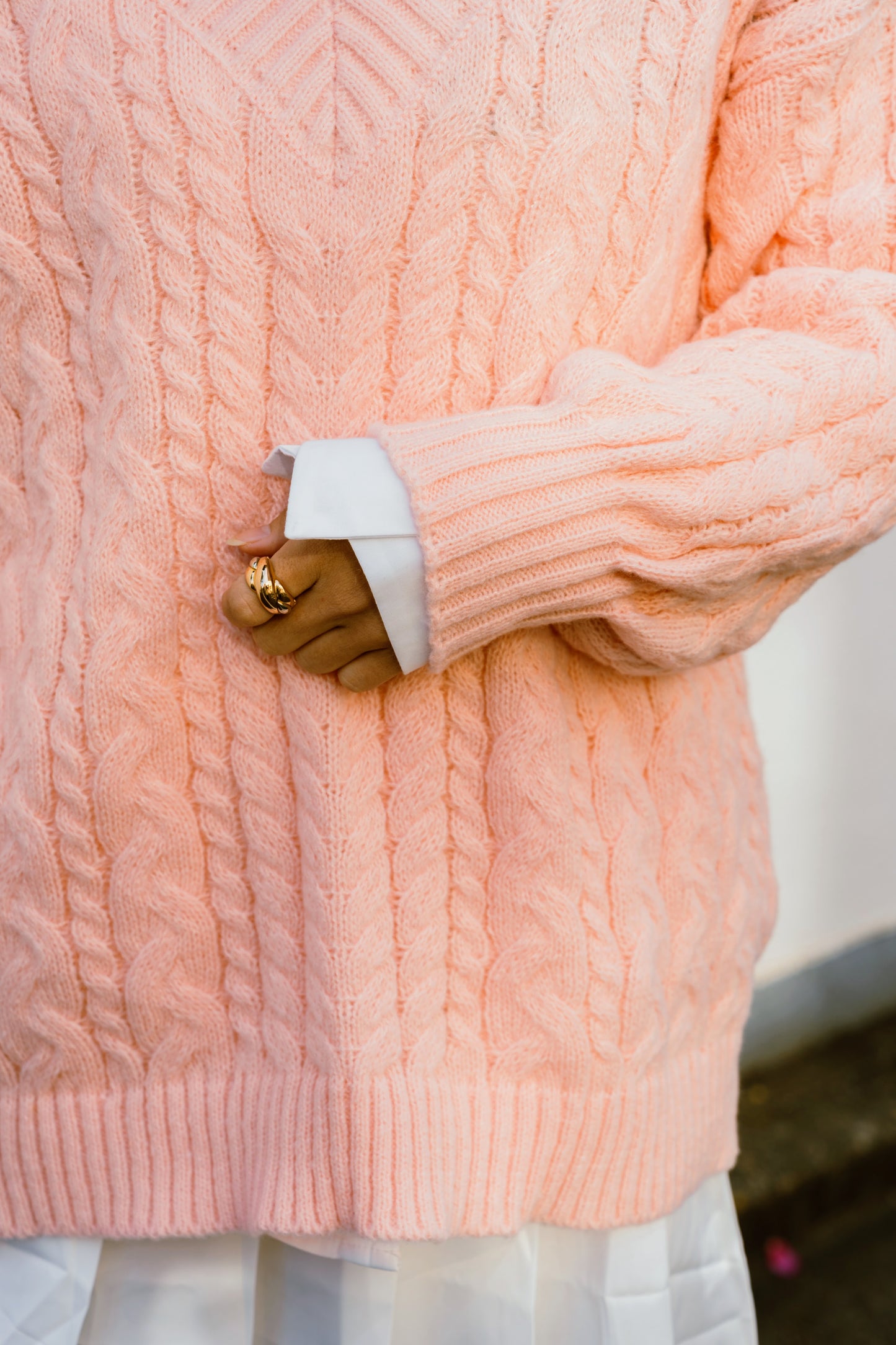 ピンクニットセーター DPA94072