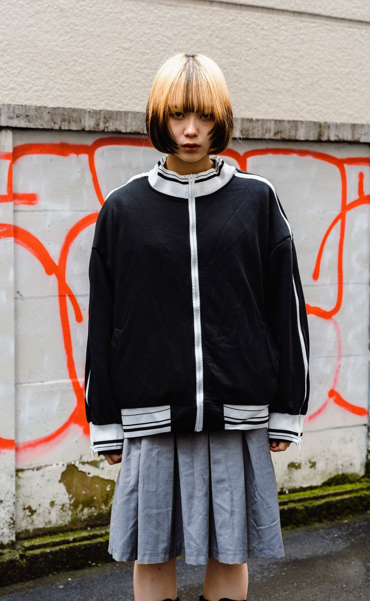 ジップアップトラックジャケット DPA20192