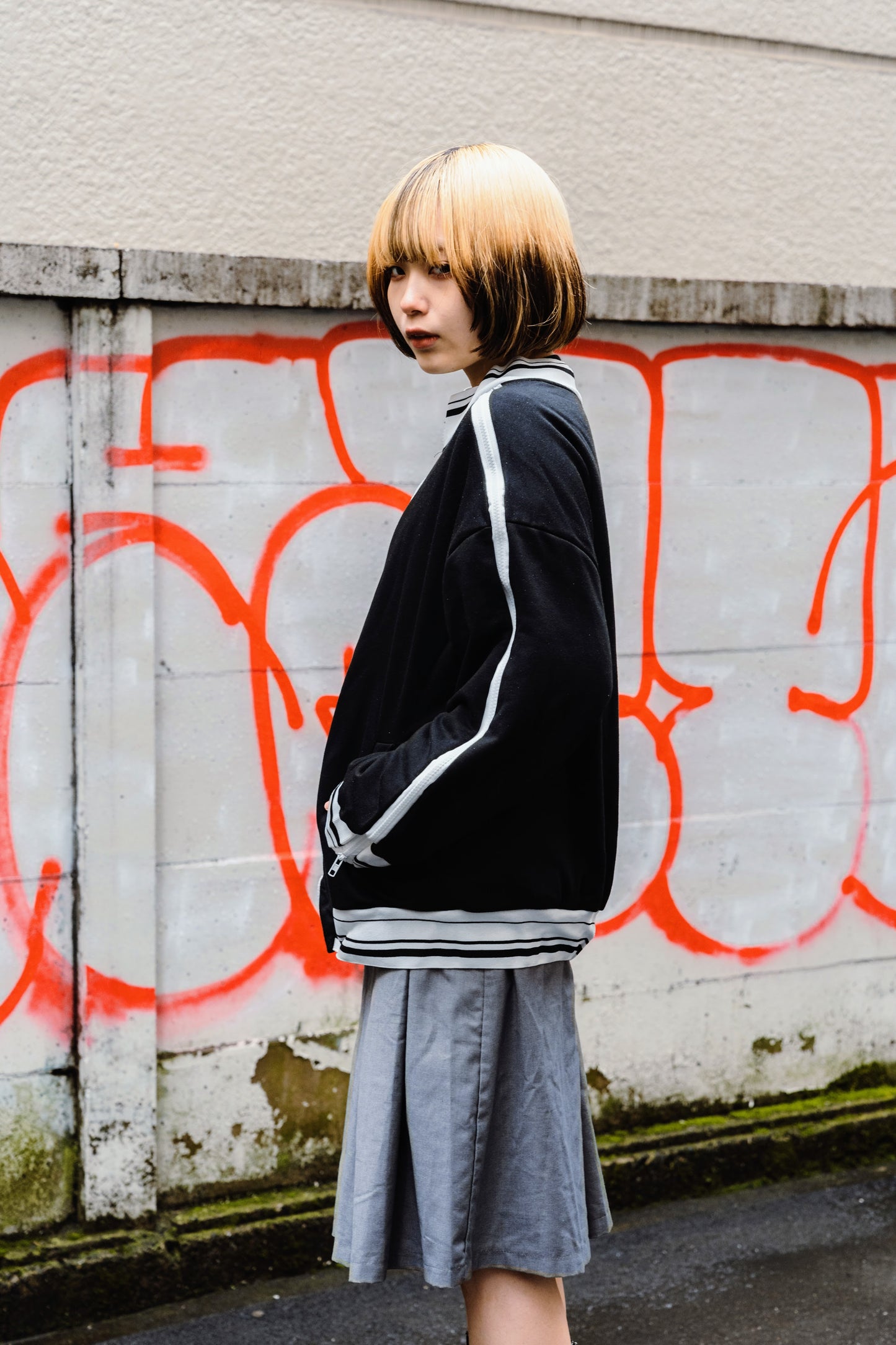 ジップアップトラックジャケット DPA20192