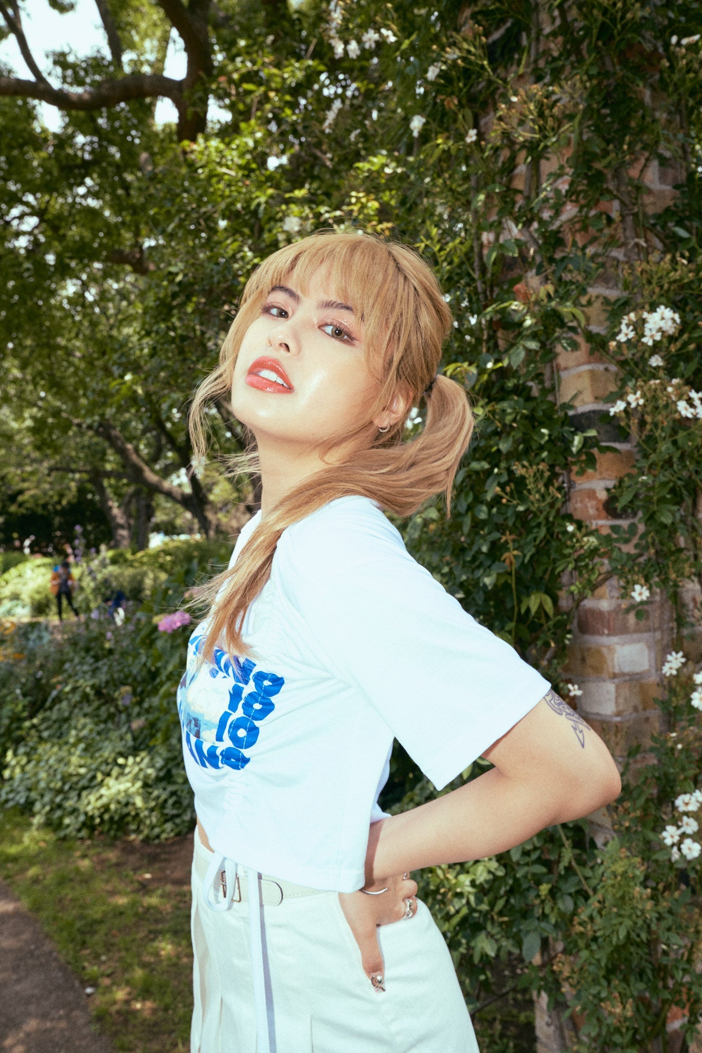 シャーリングデザインミニTシャツ DAA02181