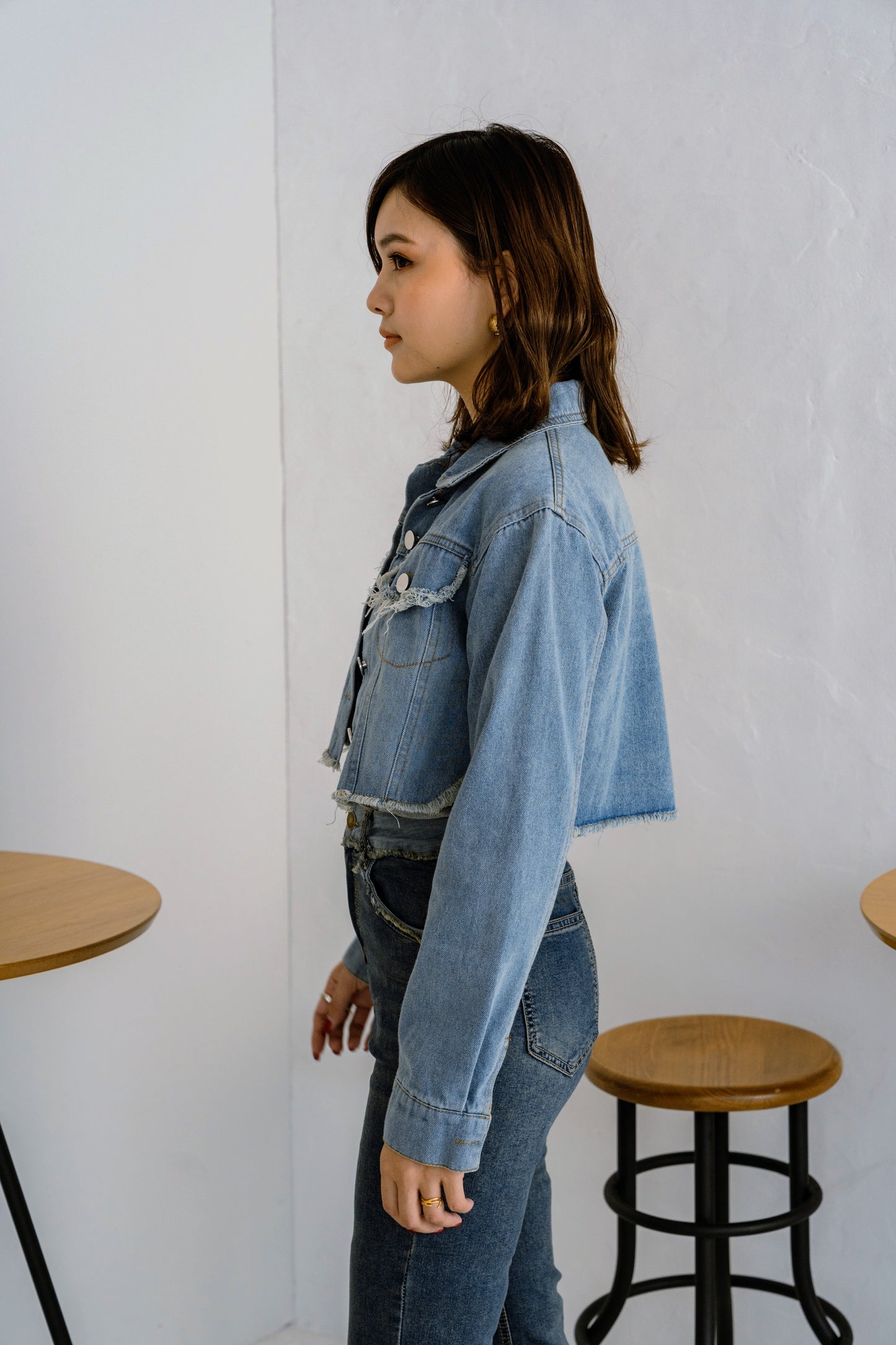 クロップドデニムジャケット DPB25044