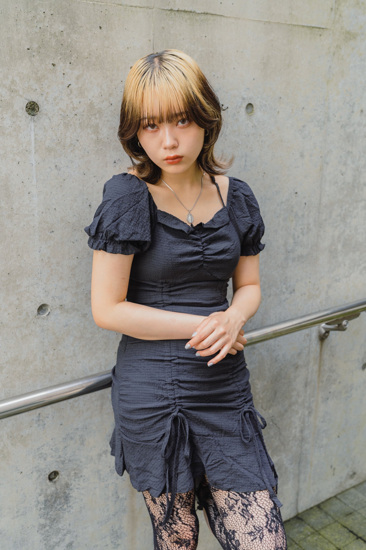 レースアップガーリーワンピース DPA20136