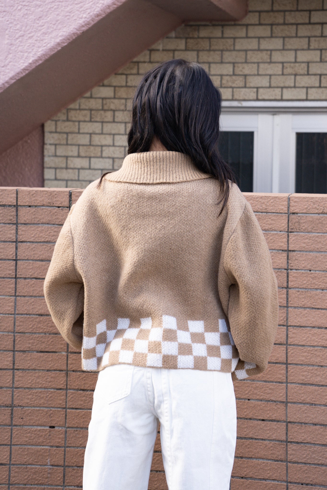 チェッカーボタンニット DAA03761