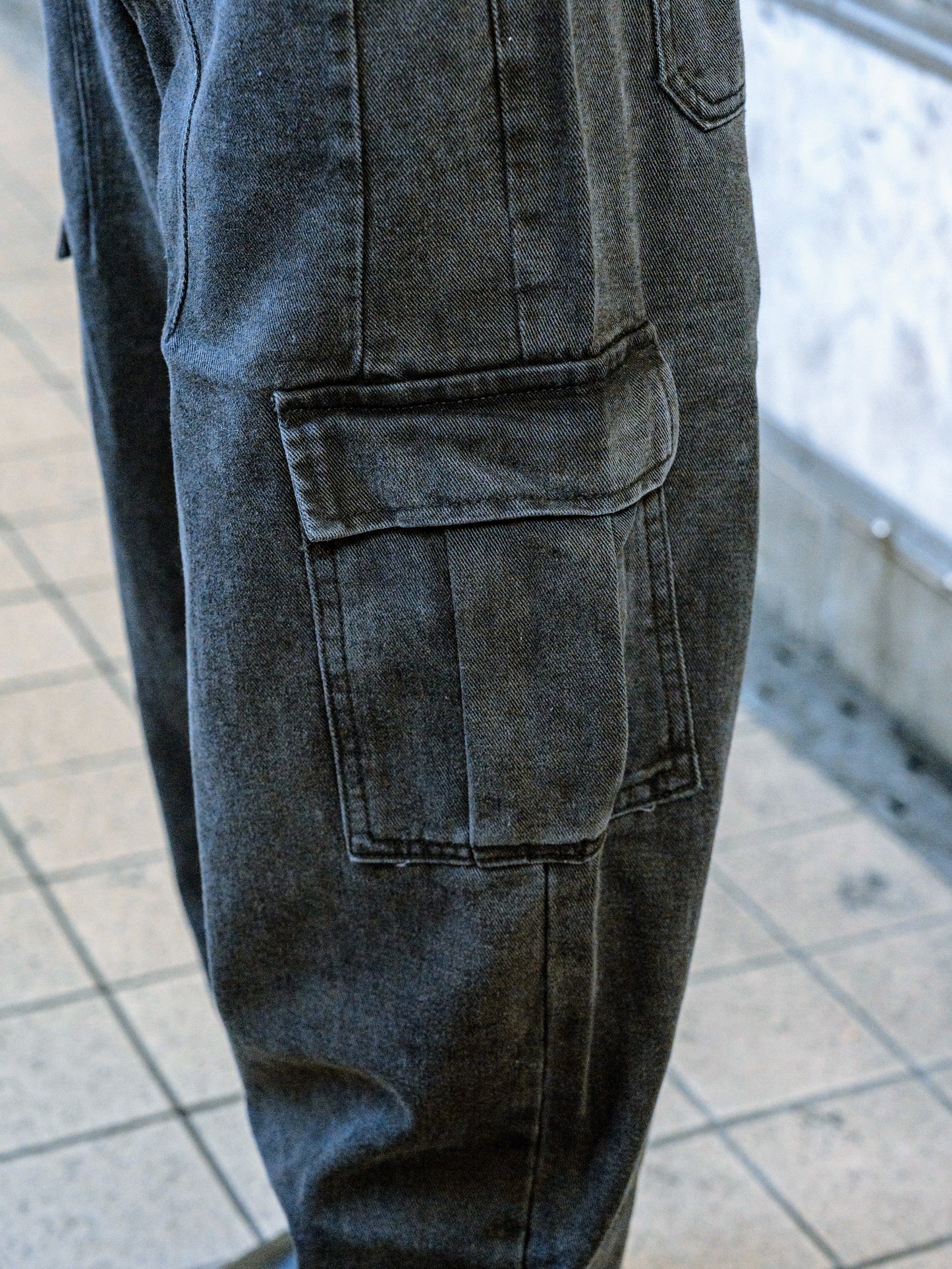 シンプルデニムカーゴパンツ DPA20204