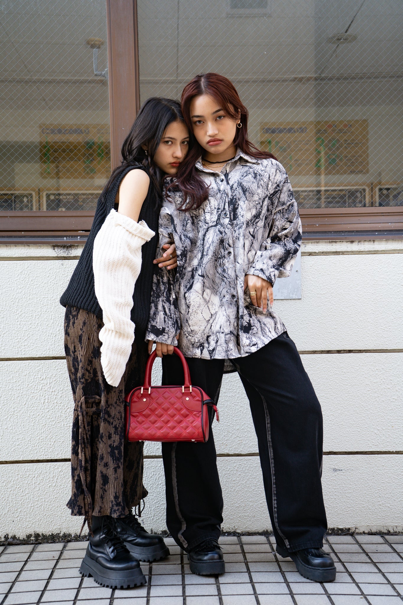 ホックペイントデザインパンツ DAA03731