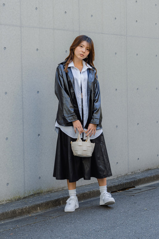 ブラックレザージャケット DPB11055