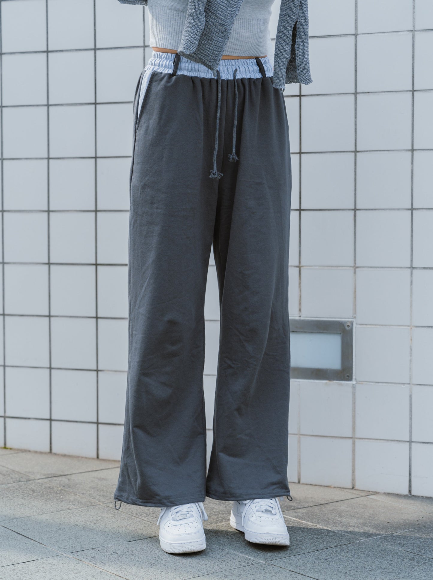 ポイントバイカラースウェットパンツ DPB11089